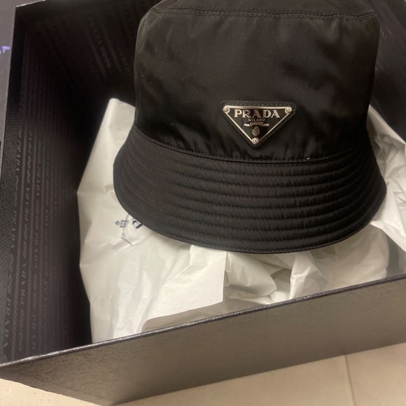 Prada Black Bucket Hat - Picture 2 of 2